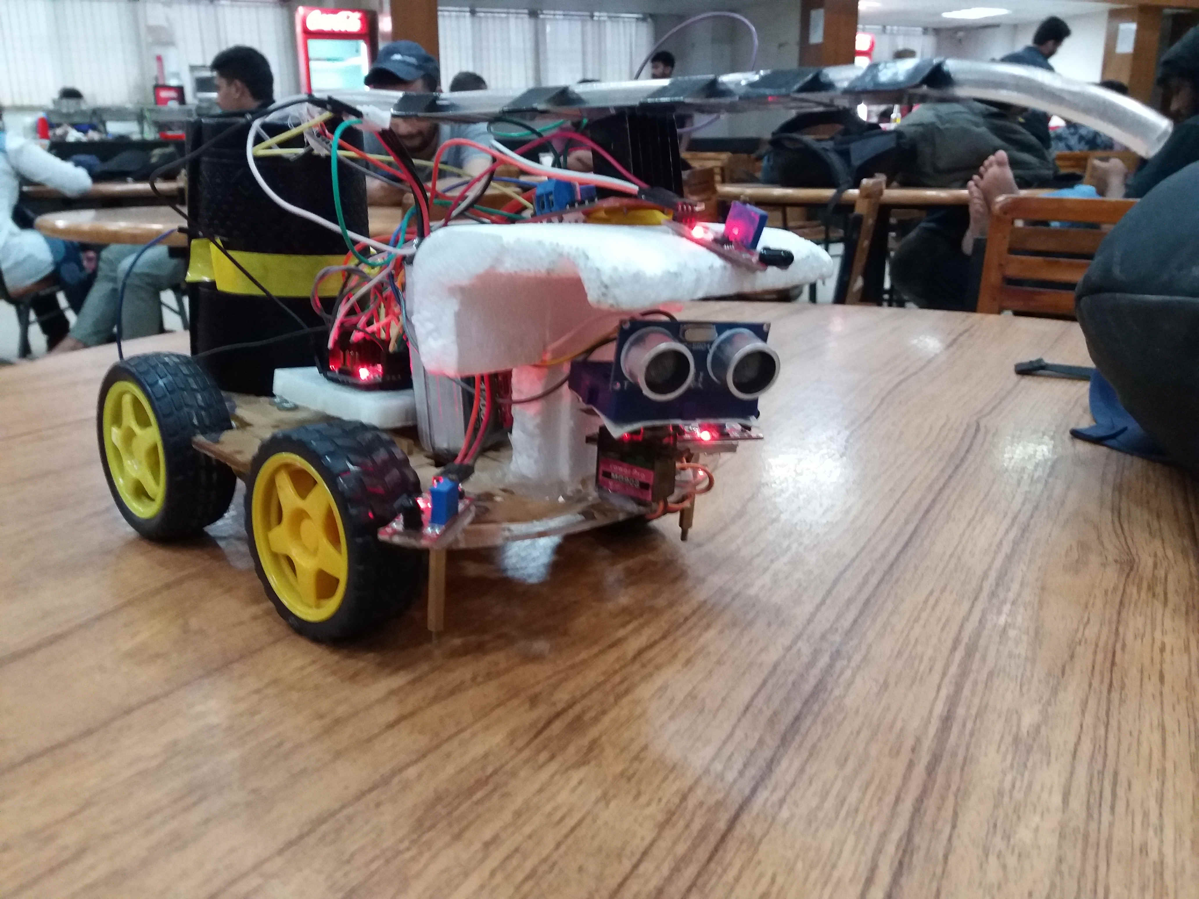 Fire Fighting Robot project
